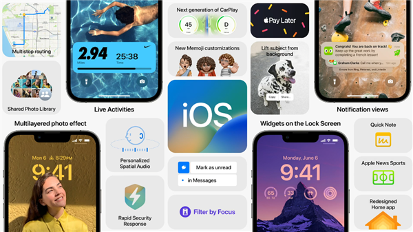 上手苹果iOS 16新系统：不仅在画饼 还致敬了友商