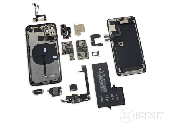 iFixit拆解iPhone 11 Pro Max：确认iPhone 11系列全系标配4G运行内存