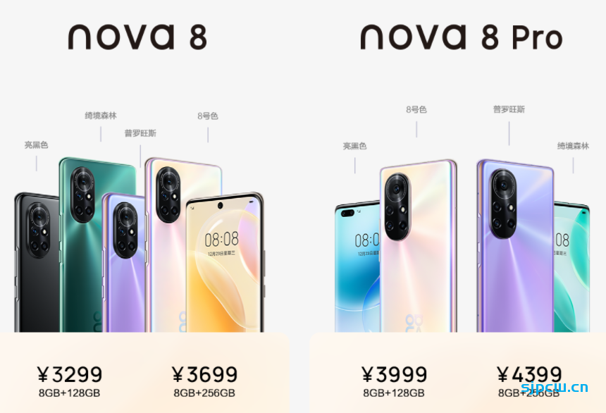 Nova8跟Nova8 pro有什么区别，怎么选？两者配置对比解读