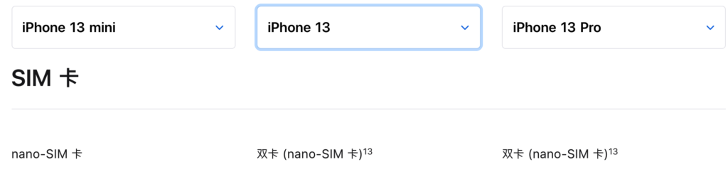 iPhone 13是双卡双待吗？